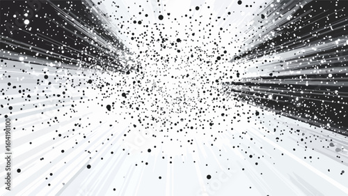 White Particles on Contrasting Backgrounds Photography