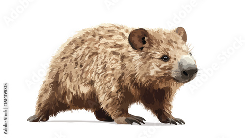 Wide Angle Wombat Full View