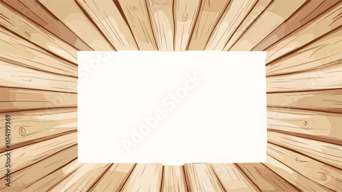 Wooden Letterbox on White Background