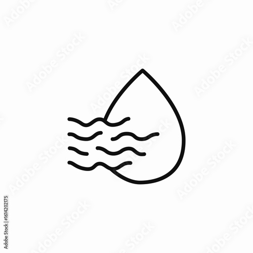 foggy humid icon sign vector