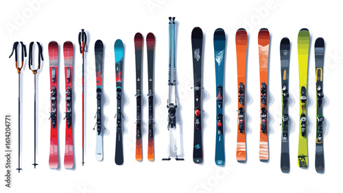 Wide Angle Skiing Outdoors Recreation