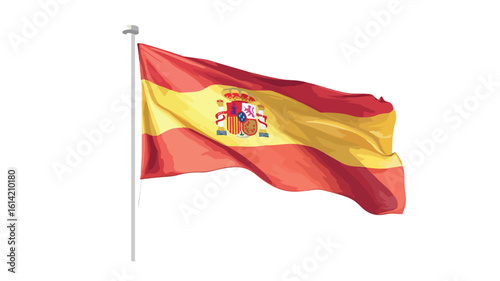 Spanish Flag National Symbol Graphic
