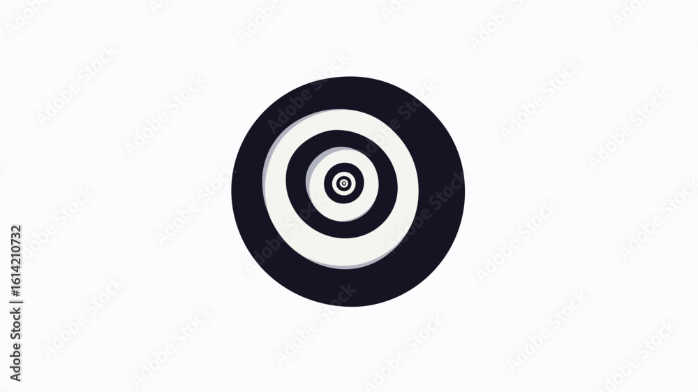 Wide Angle Spiral Vector Icon Composition Wide Angle Spiral Vector Icon Composition
