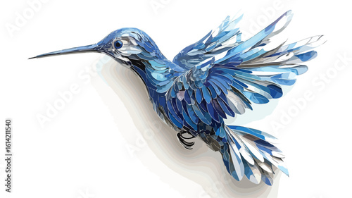 Elegant Hummingbird Wildlife Hovering Image