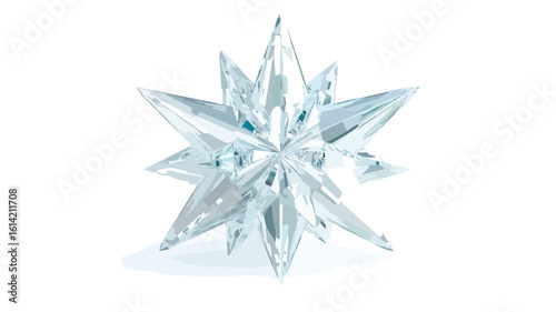 Crystal Star Shape Wide Angle Photography