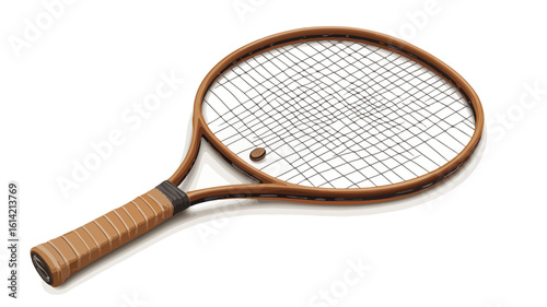 Professional Tennis Racket Composition