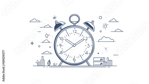 Time Icons Set for Clock Timers