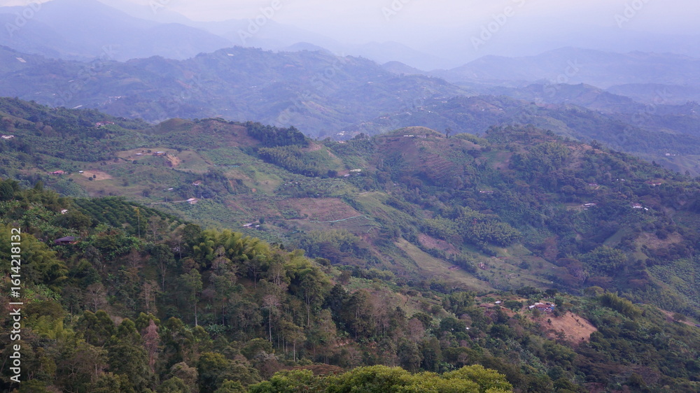 Obraz premium Sky and mountain landscape 