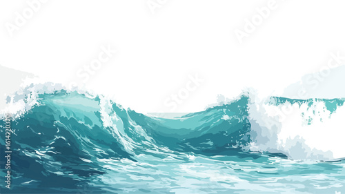 Dynamic Ocean Waves Photography