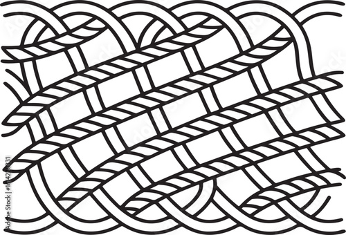 Abstract black and white geometric pattern for backgrounds graphic design and textures