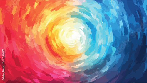 Colorful Mandala Abstract Background Artwork