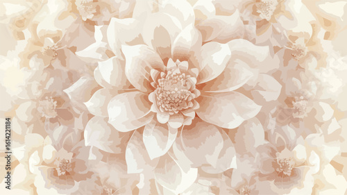 Elegant Vintage Floral Background Design