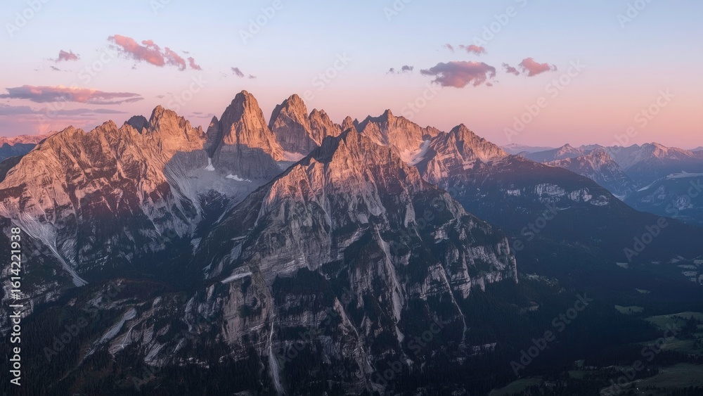 Fototapeta premium sunrise in the mountains