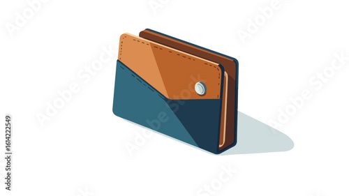 White Wallet with Minimalist Accessories
