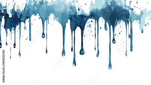 Water Tab Water Dripping White Background