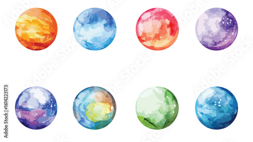 Wallpaper Mural Watercolor Sports Design Set Wide Angle Torontodigital.ca