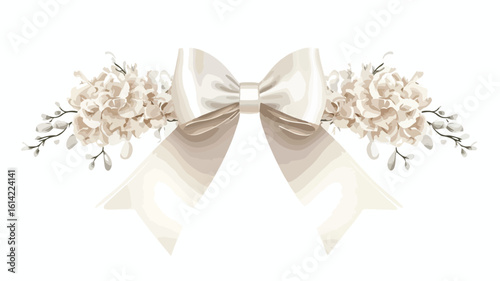 Elegant Wedding Decor White Flowers Wide
