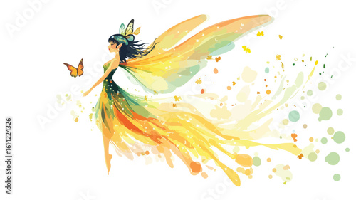 Enchanting Fairy with Delicate Wings