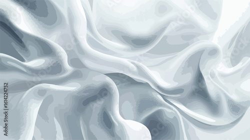 White Fabric Silk Texture Background
