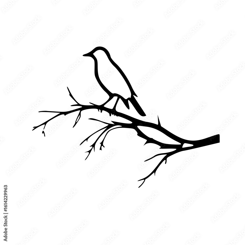 Obraz premium bird on a branch