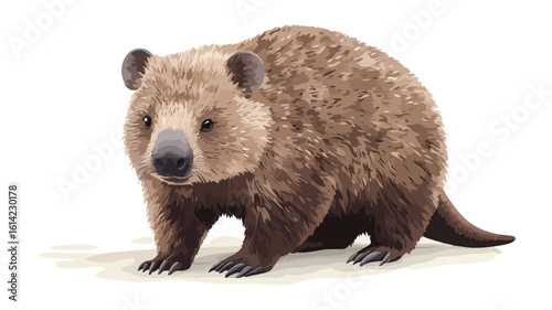 Wide Angle Wombat Full View