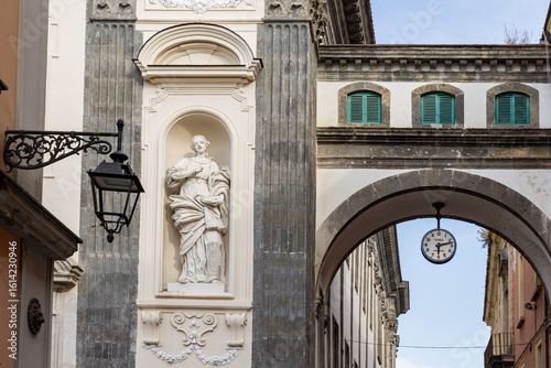 Photos taly. Capua. View of old buildings.