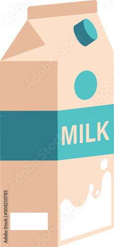 Milk dairy product in pack