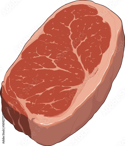 生の肉のイラスト
