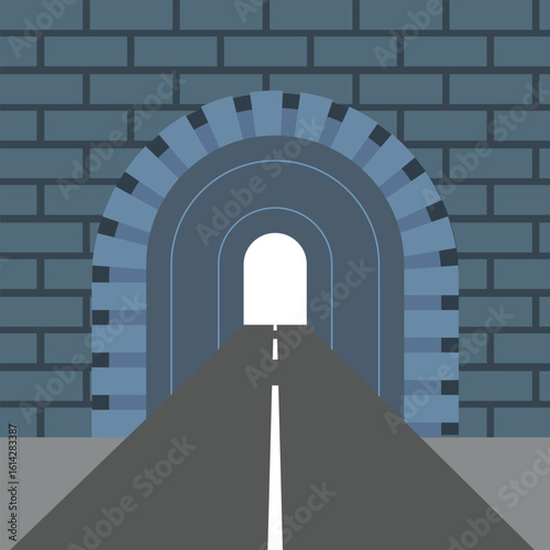 Fototapeta Naklejka Na Ścianę i Meble -  road to the tunnel