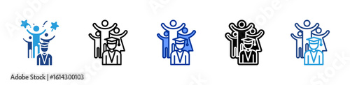 Group Photo icon sheet multiple style collection