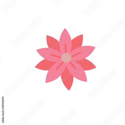Decorative winter botanical vector in soft tones, perfect for cozy seasonal illustrations, social media posts, and product packaging