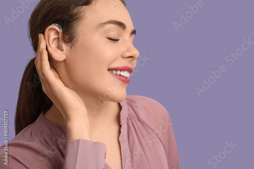 Beautiful young woman with ...