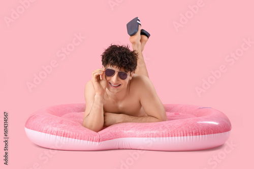 Handsome young happy man wi...
