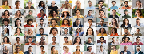 Photography A vibrant collection of happy portraits featuring multiracial individuals