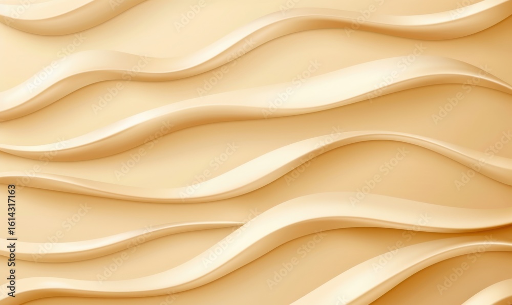Obraz premium Abstract flowing wave pattern beige texture background for decoration
