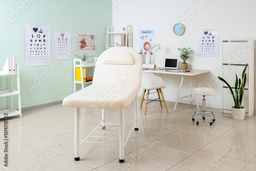 Interior of ophthalmologist...