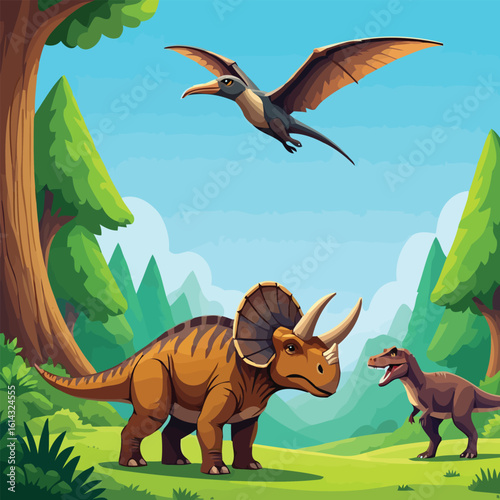 Meteors caused their extinction.eps