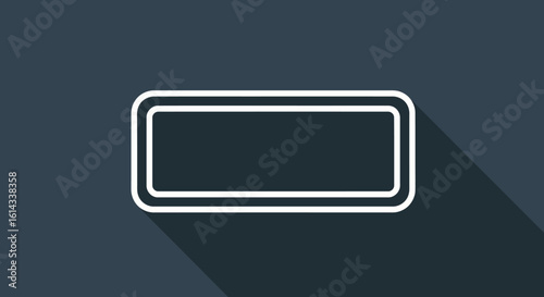 Illuminating rectangle form a backdrop with elongated shadow effects creating a visual intrigue using minimalist design techniques