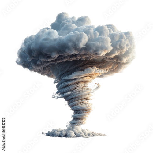 Realistic Twister and Cyclone 3D Render