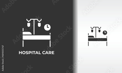 Hospital Care Vector, Icon Or Logo Sign Isolated Symbol Illustration