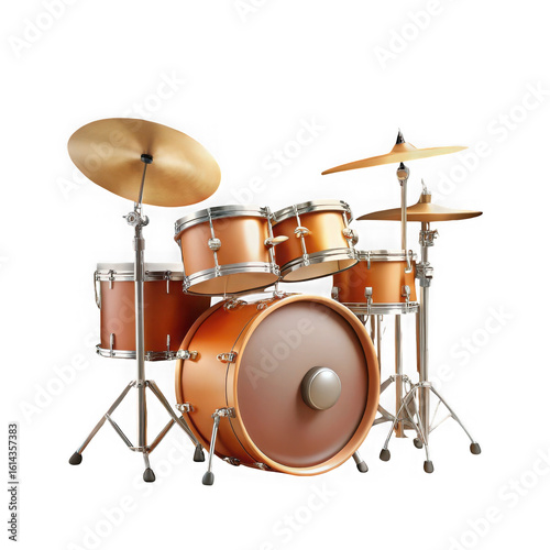 Drum set musical instrument stock