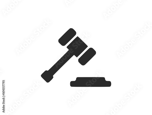 "Law and Justice Web Icon Set in Line Style — Legal, Court, Crime, Lawyer & Judgement Symbols for Web and Mobile UI