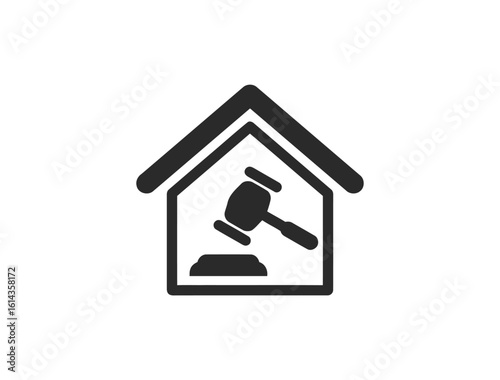 "Law and Justice Web Icon Set in Line Style — Legal, Court, Crime, Lawyer & Judgement Symbols for Web and Mobile UI