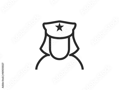 "Law and Justice Web Icon Set in Line Style — Legal, Court, Crime, Lawyer & Judgement Symbols for Web and Mobile UI