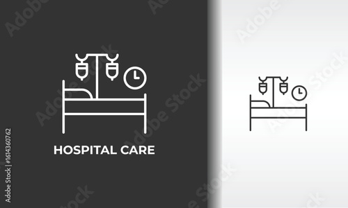 Hospital Care Vector, Icon Or Logo Sign Isolated Symbol Illustration