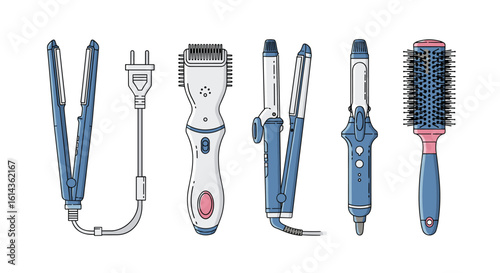 Professional hair styling tools for creating stunning looks and beautiful hair transformations at home