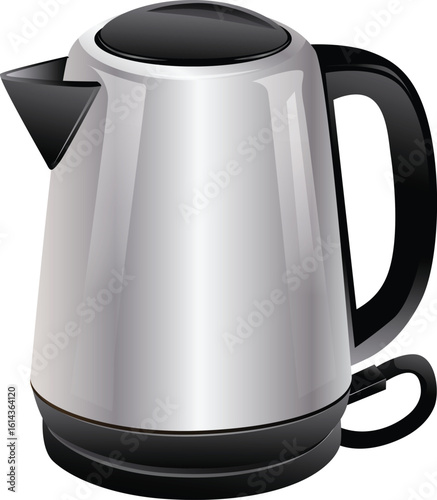 electric kettle realistic style