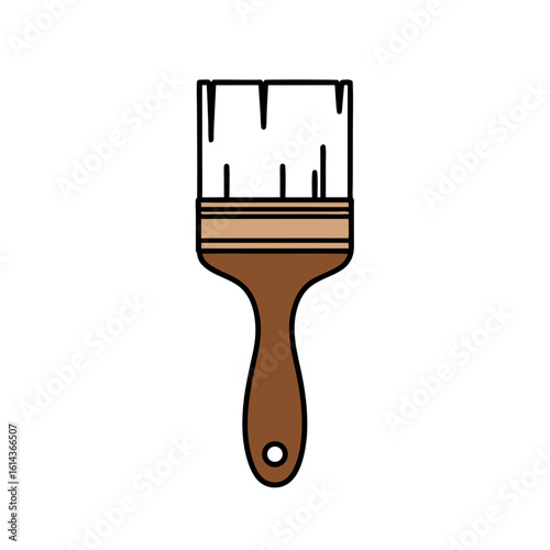 Simple white stapler icon on a blue background, a minimalist graphic symbol for office supplies and business documents.