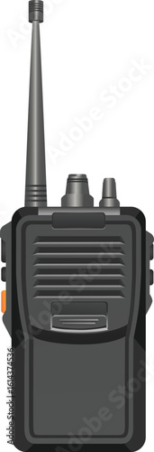 walkie talkie radio transmitter realistic style