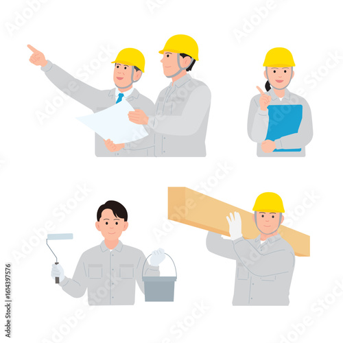 点検する作業員